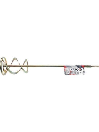 Maišytuvas klijams-tinkui Yato | 15-25kg, d-120mm, L-600mm SDS+