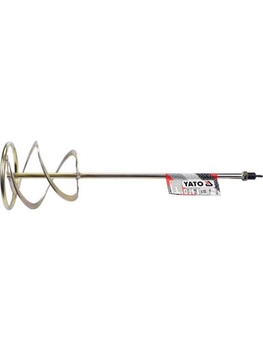 Maišytuvas klijams-tinkui Yato | 20-30kg, d-160mm, L-600mm M14