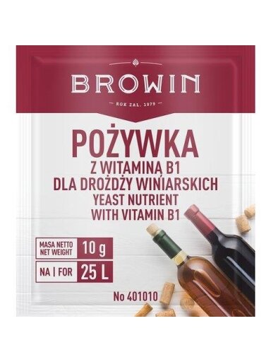 Maitinamoji vyno mielių terpė BIOWIN PO-B/401010, su vit. B