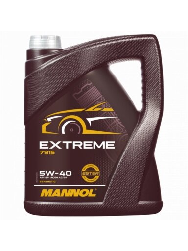 ⬡ MANNOL sintetinė variklio alyva EXTREME 5W-40 5 l (MN79155, MANNOL)