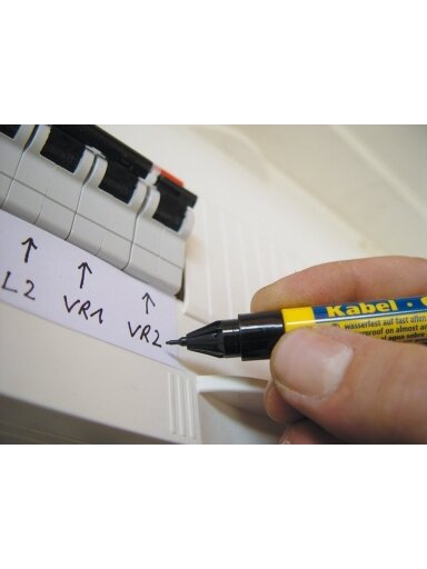 Markeris elektrikui Kaumann | 0.75mm, juodas