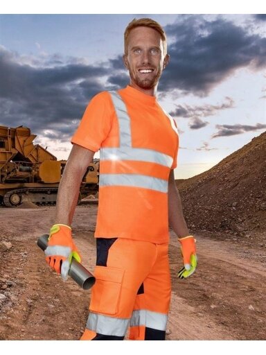 Marškinėliai Ardon Hi-viz Ref102, oranžinė, XXL