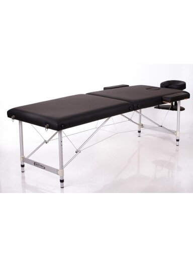 Masažo Stalas RESTPRO Alu 2 Black L dydis - sudedamas