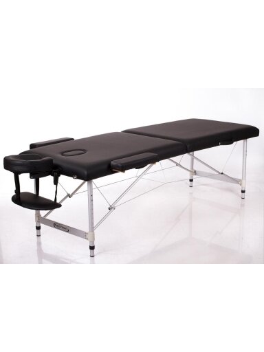 Masažo Stalas RESTPRO Alu 2 Black L dydis - sudedamas