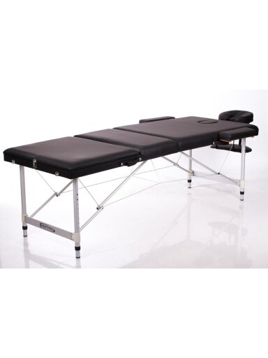 Masažo Stalas RESTPRO ALU 3 Black - sudedamas