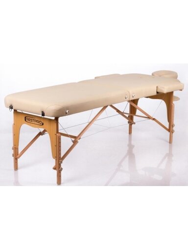 Masažo stalas RESTPRO Memory 2 Beige - sudedamas