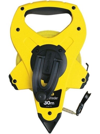 Matavimo juosta Stanley Power Winder, 30 m, 12,7 mm