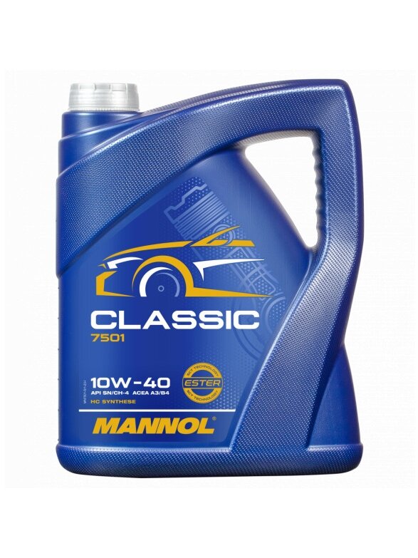 ⬡ MANNOL sintetinė variklio alyva CLASSIC 10W-40 5 l (MN75015, MANNOL) ⬡ MANNOL sintetinė variklio alyva CLASSIC 10W-40 5 l (MN75015, MANNOL)