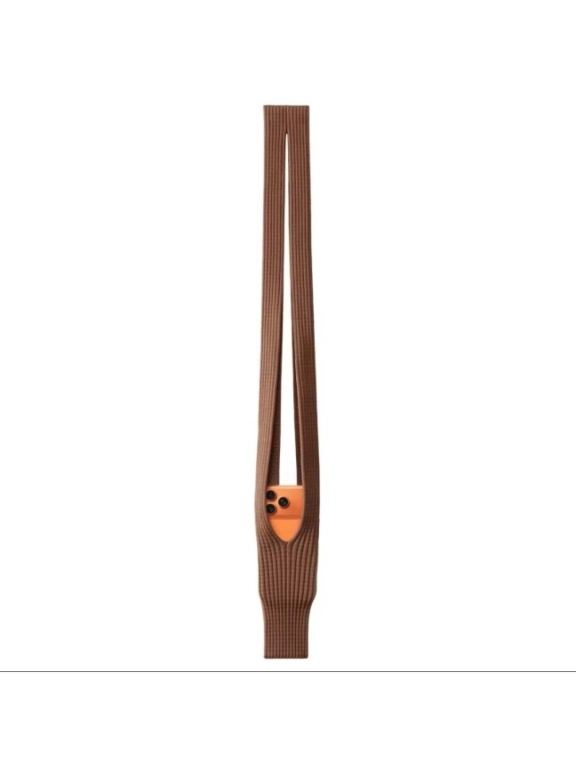 MACHINO iPhone sock LONG SIZE (80cm) Brown 1 MACHINO iPhone sock LONG SIZE (80cm) Brown 1