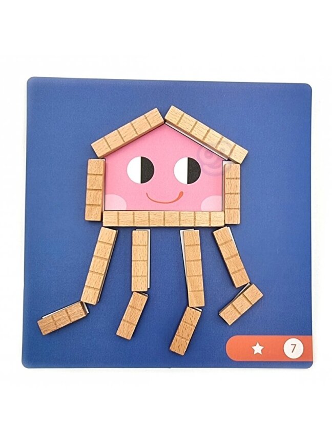 Magnetiniai Blokeliai Vaikams TOOKY TOY 9 Magnetiniai Blokeliai Vaikams TOOKY TOY 9