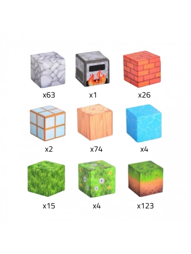 Magnetiniai konstruktoriai, kaladėlių pasaulis, 108 vnt. WOOPIE 6 Magnetiniai konstruktoriai, kaladėlių pasaulis, 108 vnt. WOOPIE 6