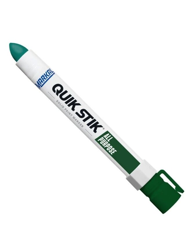 Markal Dažų kreidelė QUIK STIK, žalia Markal Dažų kreidelė QUIK STIK, žalia