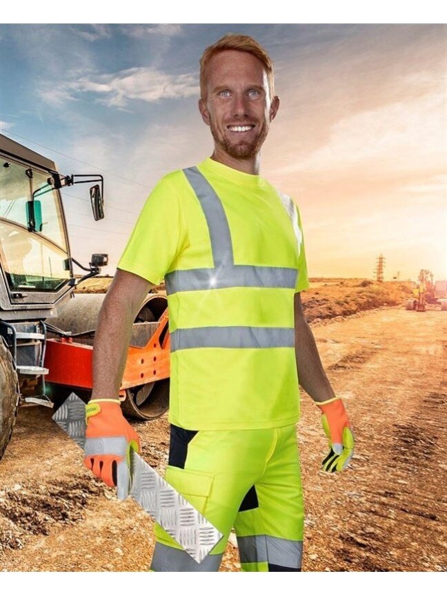 Marškinėliai Ardon Hi-viz Ref101, geltona, XXL 1 Marškinėliai Ardon Hi-viz Ref101, geltona, XXL 1