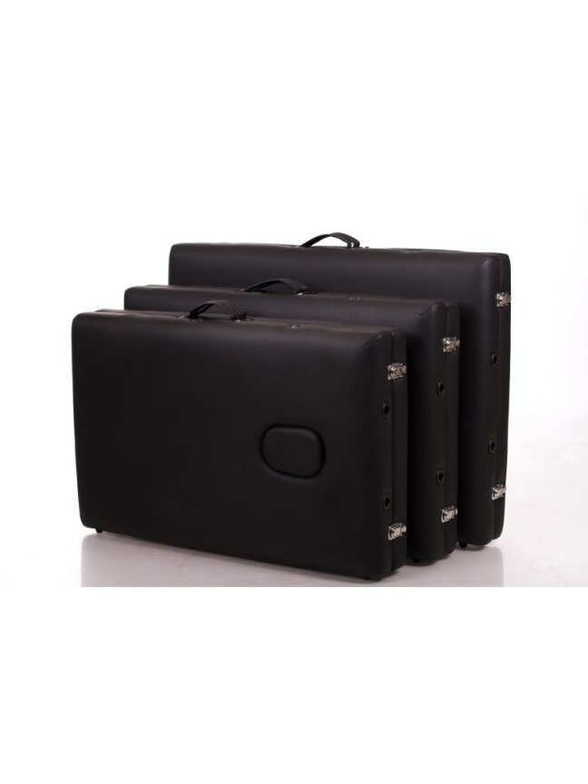 Masažo stalas RESTPRO ALU 2 Black M dydis - sudedamas 3