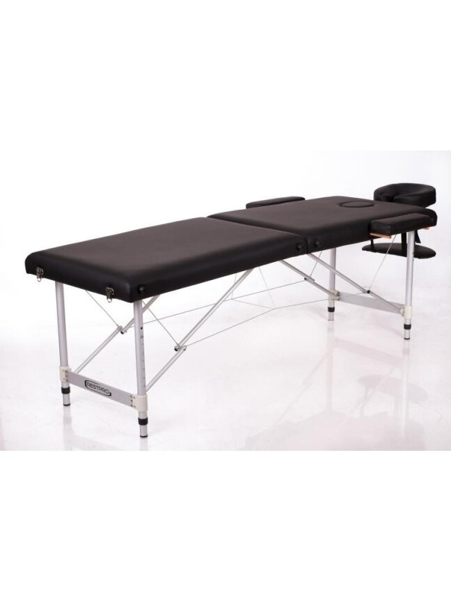 Masažo stalas RESTPRO ALU 2 Black M dydis - sudedamas 1
