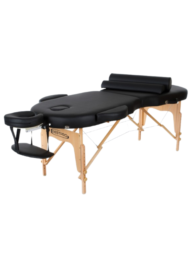 Masažo stalas RESTPRO VIP OVAL 2 Black Masažo stalas RESTPRO VIP OVAL 2 Black
