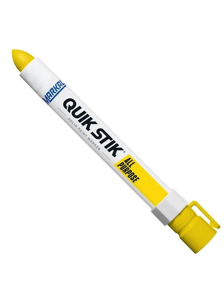 Markal Dažų kreidelė QUIK STIK, geltona Markal Dažų kreidelė QUIK STIK, geltona
