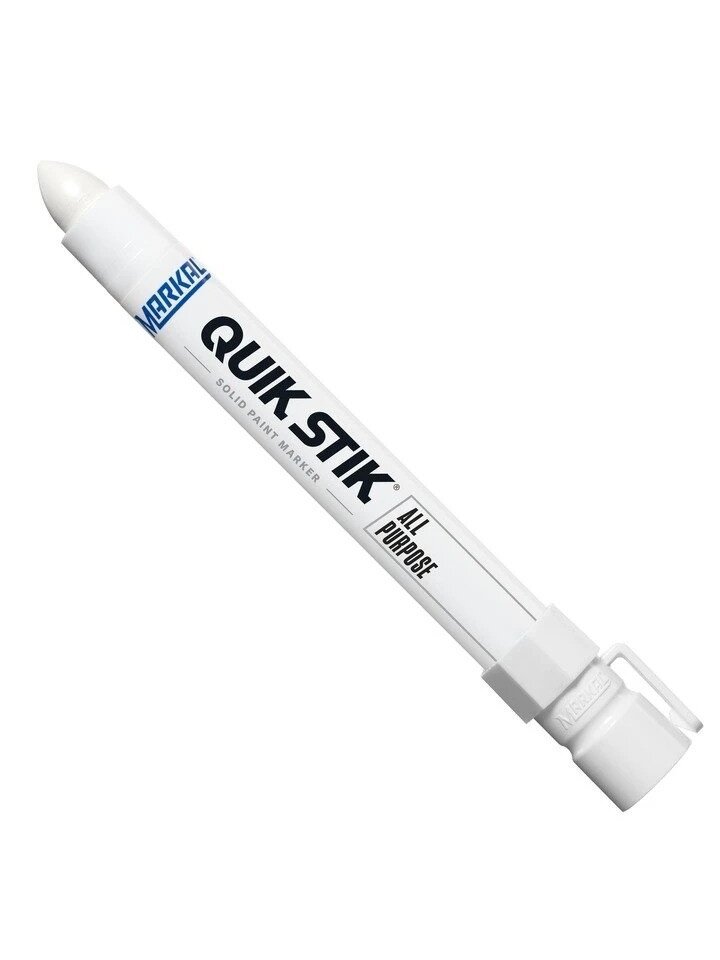 Markal Dažų kreidelė QUIK STIK, balta Markal Dažų kreidelė QUIK STIK, balta