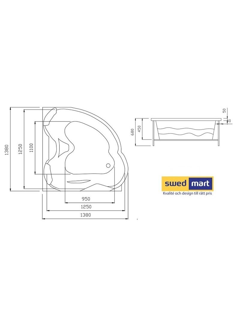 Masažinė vonia SW755/L RONJA 138x138 10 Masažinė vonia SW755/L RONJA 138x138 10