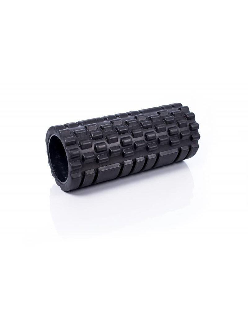 Masažinis jogos pilateso putų volelis Grid Roller, juodas