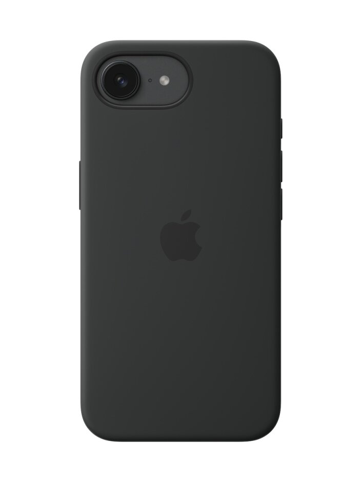 MD3N4ZM/A iPhone 16e Silicone Case, Black