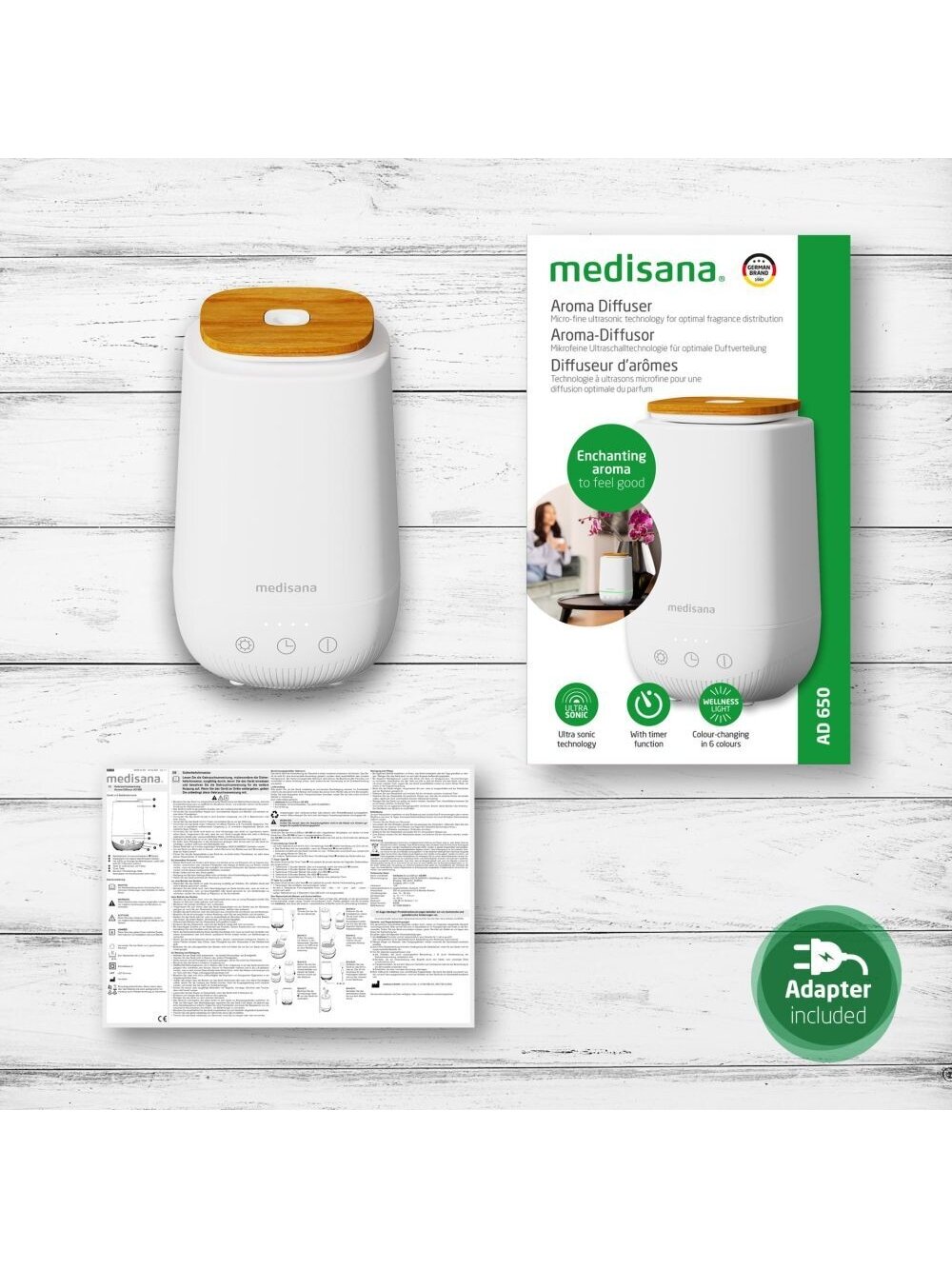 Medisana AD 650 kvapų difuzorius 2 Medisana AD 650 kvapų difuzorius 2