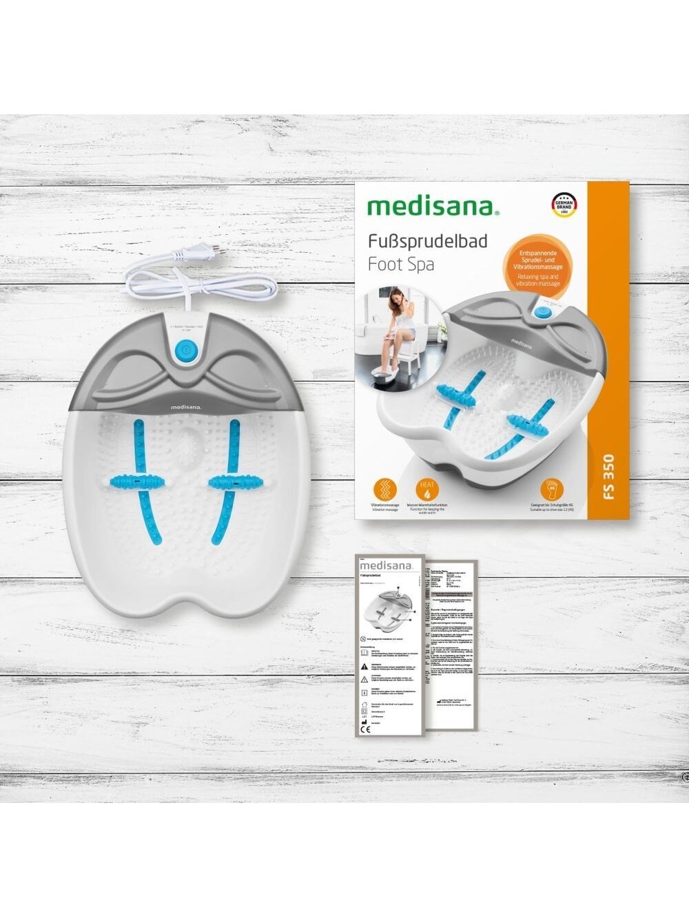 Medisana FS 350 masažinė vonelė 2 Medisana FS 350 masažinė vonelė 2