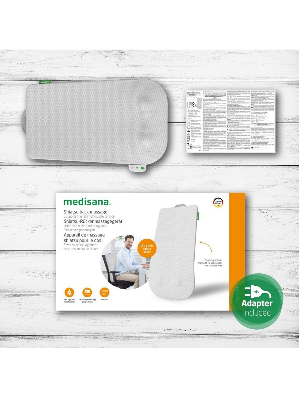 Masažuojantis atlošas - masažinė sėdynė Medisana MC 600 Shiatsu mc600 3 Masažuojantis atlošas - masažinė sėdynė Medisana MC 600 Shiatsu mc600 3