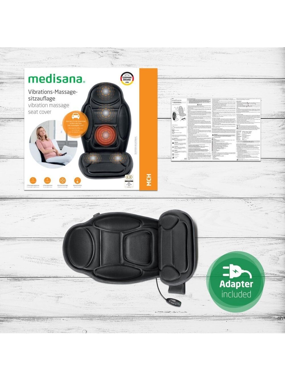 Medisana Vibracinė masažinė sėdynė MCH 1
