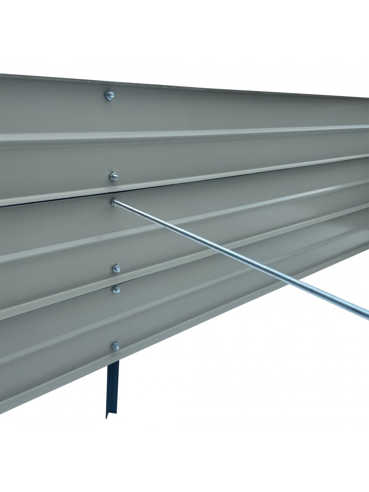 Metalinė pakelta lysvė, antracito spalvos 6 Metalinė pakelta lysvė, antracito spalvos 6