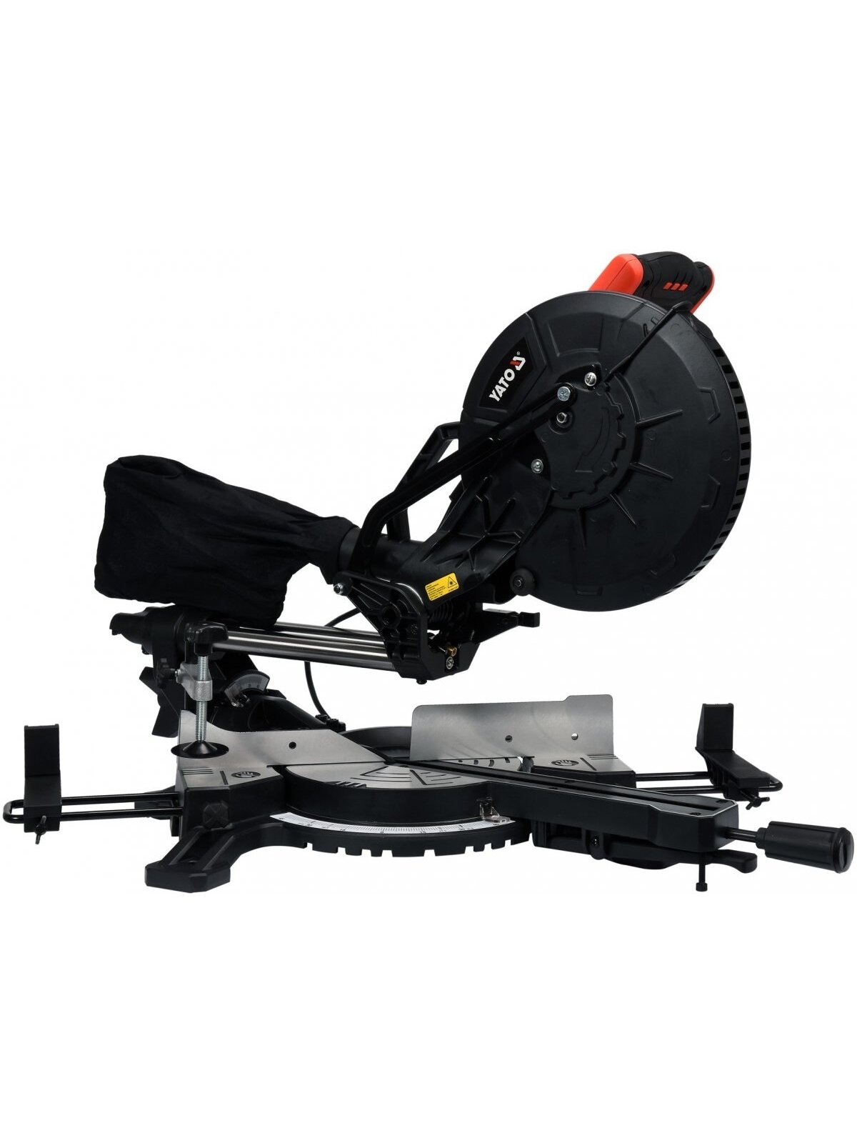 Metalo ir medžio pjovimo staklės 1800W 255mm, 2 bėgiai, padavimo funkcija Yato 1