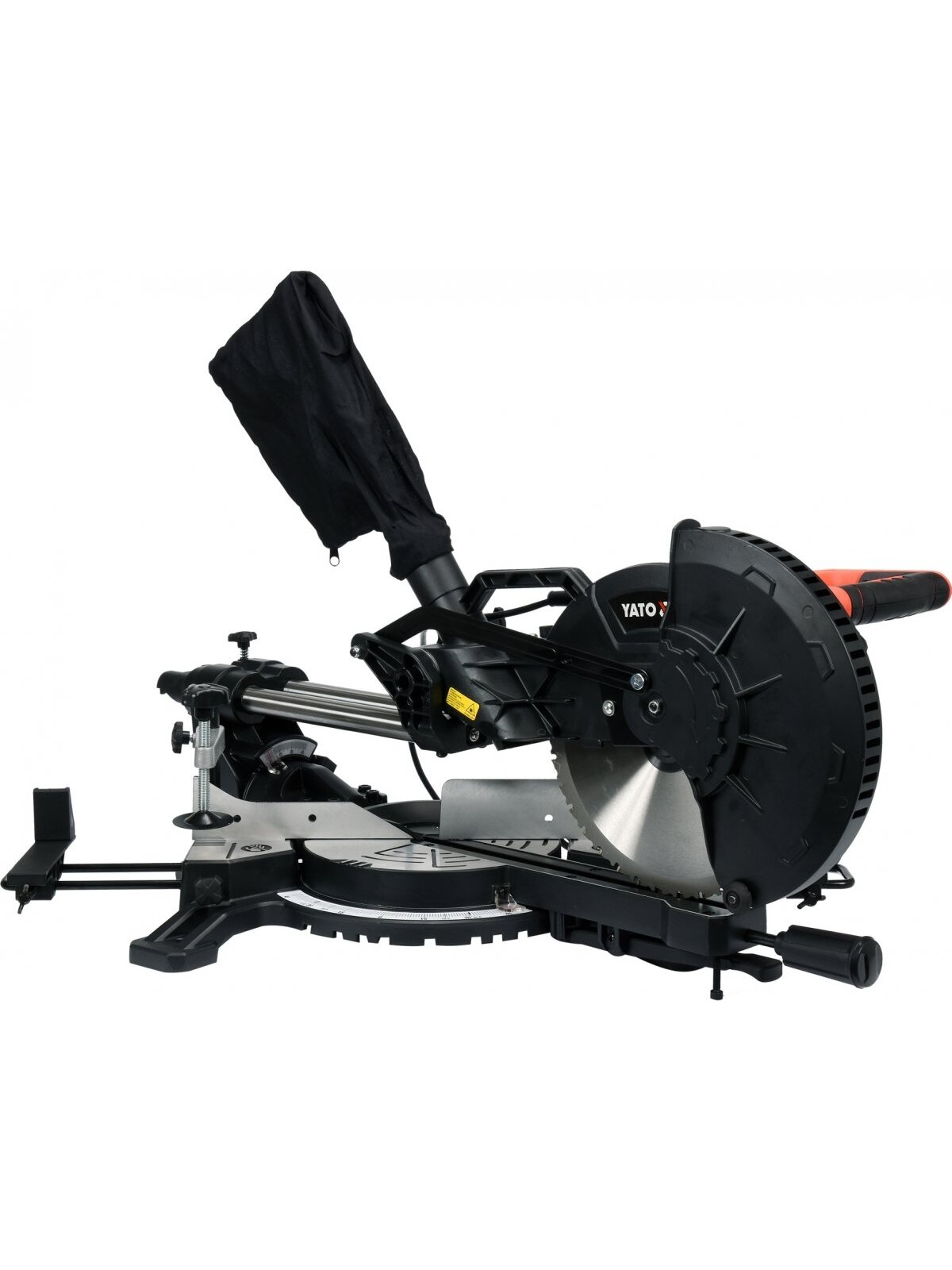 Metalo ir medžio pjovimo staklės 1800W 255mm, 2 bėgiai, padavimo funkcija Yato