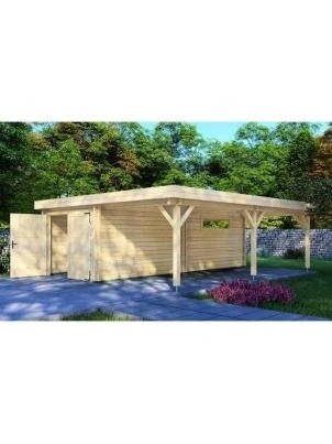 Medinės garažai HSG23 1 Medinės garažai HSG23 1