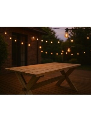 Medinis stalas RETRO 177x75x70 1