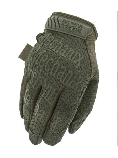 Mechanix Wear Pirštinės Mechanix The Original® Olive Drab L dydis. Velcro, dirbtinė oda, TrekDry®