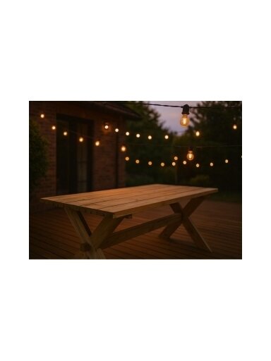 Medinis stalas RETRO 177x75x70
