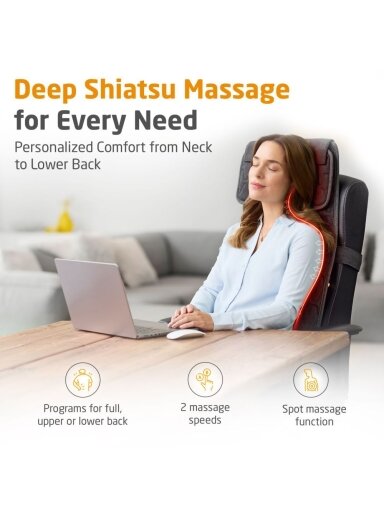 Medisana MC 700 Shiatsu Masažinė sėdynė-kilimėlis