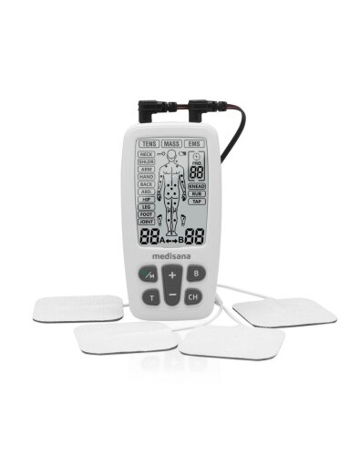 Raumenų elektrostimuliatorius Medisana TT 200, juoda/balta