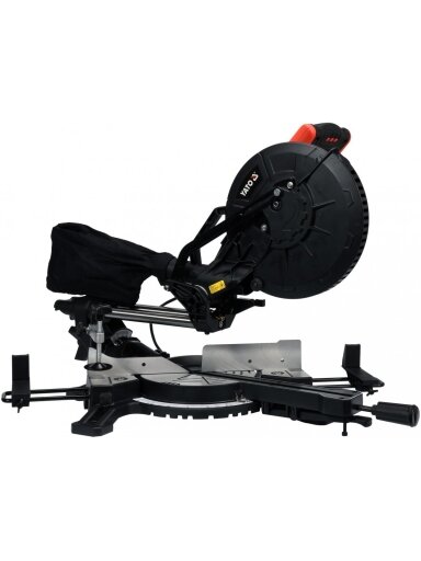 Metalo ir medžio pjovimo staklės 1800W 255mm, 2 bėgiai, padavimo funkcija Yato