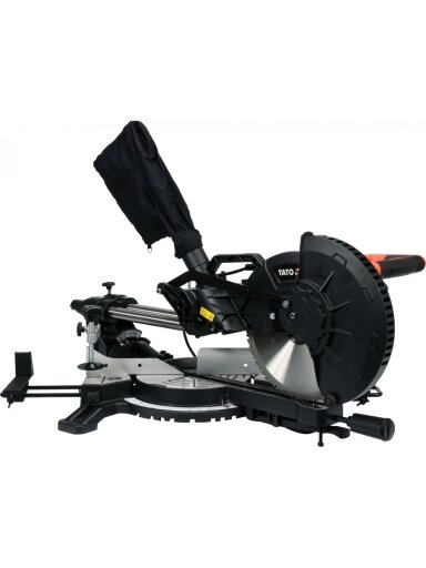 Metalo ir medžio pjovimo staklės 1800W 255mm, 2 bėgiai, padavimo funkcija Yato