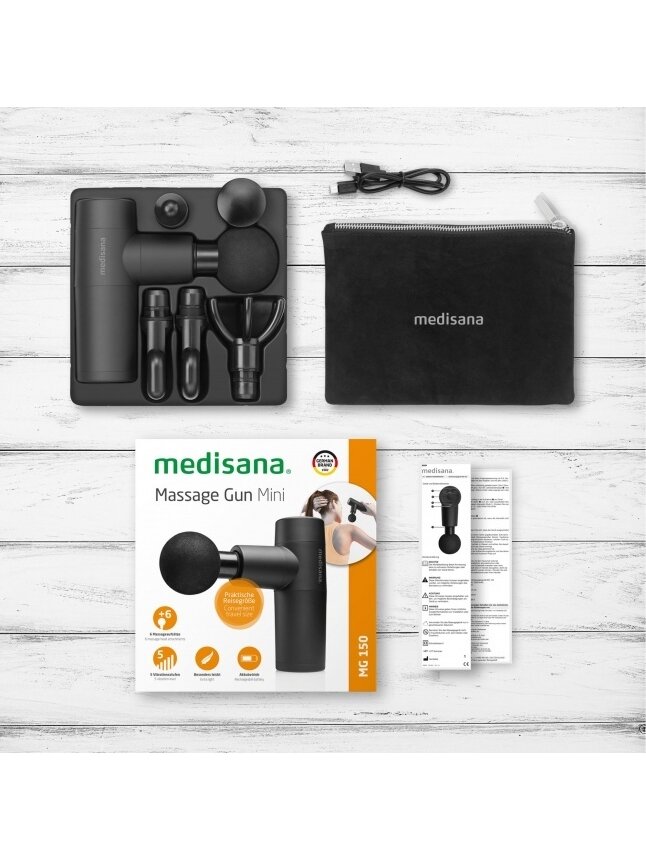 Medisana MG 150 masažinis pistoletas 6 Medisana MG 150 masažinis pistoletas 6