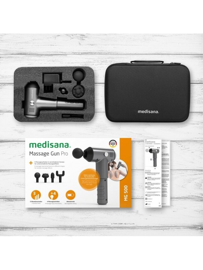 Medisana MG 500 masažinis pistoletas 6 Medisana MG 500 masažinis pistoletas 6