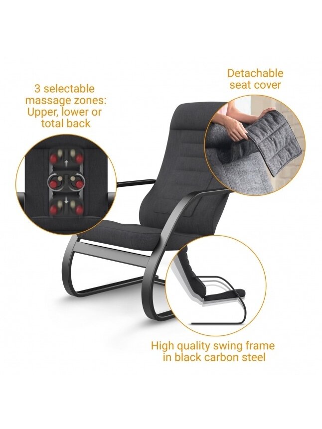 Medisana RC 450 2-in-1 Relax + Massage Chair elektrinė masažinė kėdė 3 Medisana RC 450 2-in-1 Relax + Massage Chair elektrinė masažinė kėdė 3