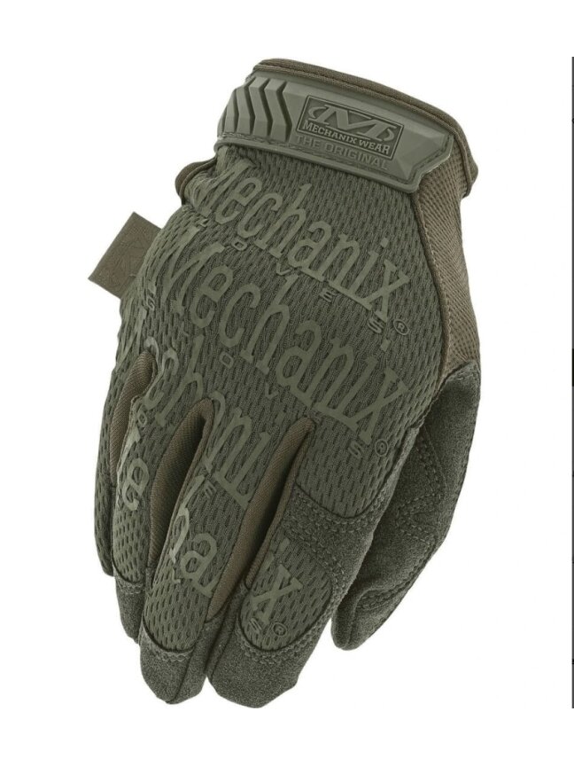 Mechanix Wear Pirštinės Mechanix The Original® Olive Drab M dydis. Velcro, dirbtinė oda, TrekDry® Mechanix Wear Pirštinės Mechanix The Original® Olive Drab M dydis. Velcro, dirbtinė oda, TrekDry®