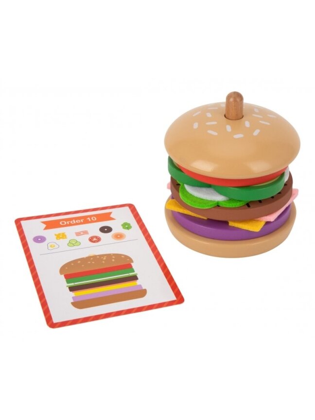 Medinė Dėlionė Mėsainis WOOPIE GREEN 7 Medinė Dėlionė Mėsainis WOOPIE GREEN 7