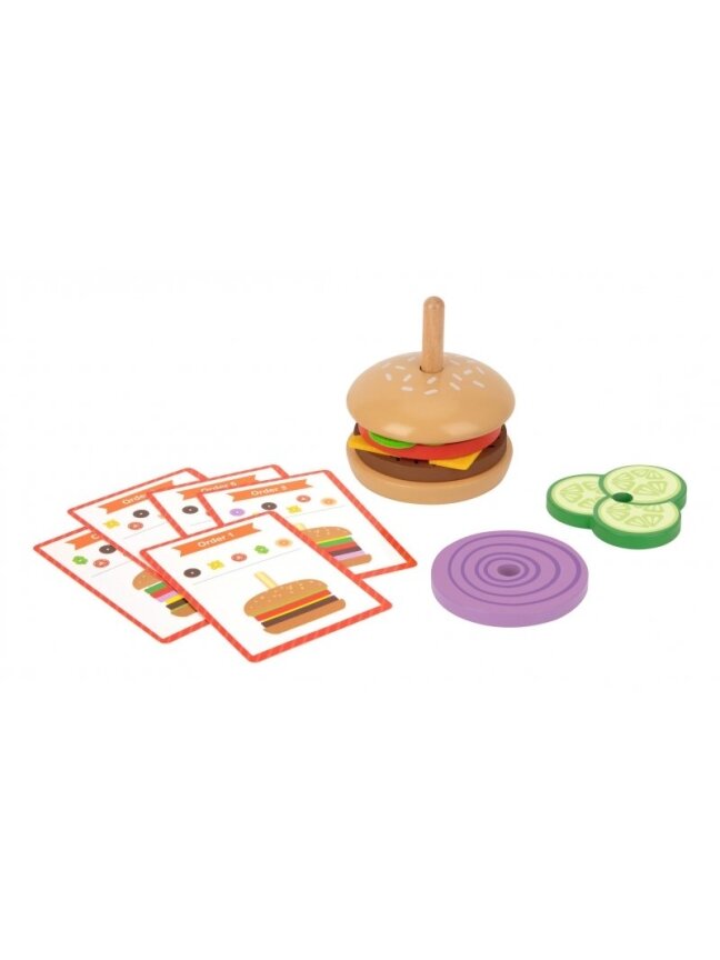 Medinė Dėlionė Mėsainis WOOPIE GREEN 8 Medinė Dėlionė Mėsainis WOOPIE GREEN 8