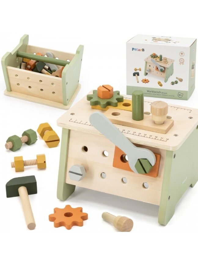 Medinės Mini Dirbtuvės 2in1 VIGA PolarB