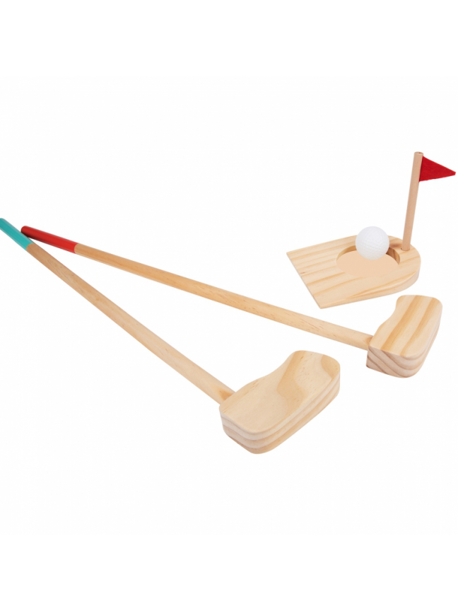 Medinis Golfo Rinkinys Tooky Toy Dviems 4