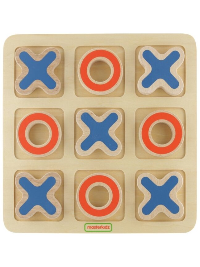 Medinis Žaidimas Vaikams Loginis Galvosūkis Tic Tac Toe MASTERKIDZ 2