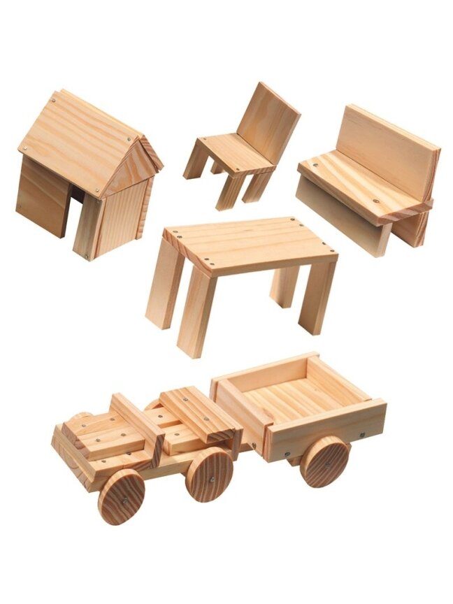 Medinių figūrų gaminimo rinkinys SES Creative 00943 1 Medinių figūrų gaminimo rinkinys SES Creative 00943 1